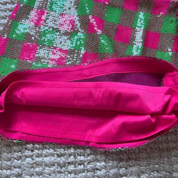 Trina Turk Rico Sequin Mini Skirt Sz 4 - Picture 4 of 7